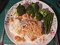 Fish Pie, prawns, broccoli & asparagus (46239311882).jpg