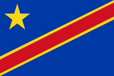 Flag of Congo-Kinshasa (1966–1971)