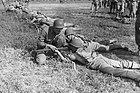 Braziliaanse leger infanterie in opleiding in 1944.