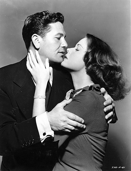 John Garfield and Beatrice Pearson in Force of Evil