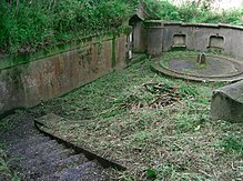 The eastern gun pit at Fort Buckley