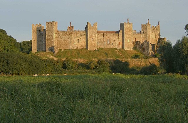 Framlingham Castle in Sheeran's home town. The castle and his upbringing in Framlingham is the subject of his 2017 single "Castle on the Hill".