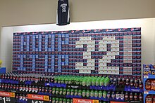 Display in an Orem, Utah, Walmart promoting "Jimmermania" Fredette at Walmart.jpg