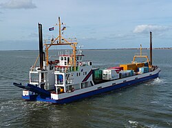 Frisia VII in 2009 towards Juist