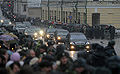 Funeral motorcade of Russian patriarch Alexy II in 2008