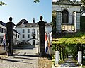 This is an image of rijksmonument number 519878 Three gates of Vaalsbroek Castle, in Vaals.