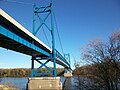 U.S. Highway 30 crossing the Mississippi River at Clinton, Iowa