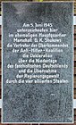 Memorial plaque on Niebergallstrasse