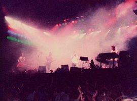 Concierto de Genesis en Pisa, Italia, 6 de septiembre de 1982.