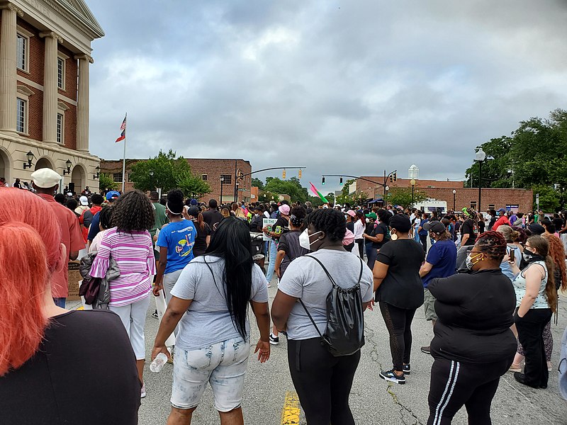 File:George Floyd protest, Hinesville, Georgia 1.jpg