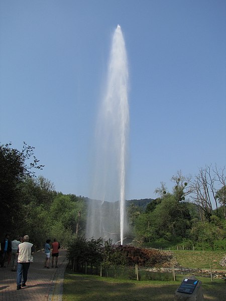 The Andernach Geyser, the highest cold-water geyser in the world