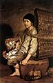 Portarolo seduto con cesta a tracolla (1736), Pinacoteca di Brera, Milano