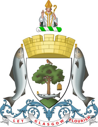 File:Glasgow Coat of Arms 1996.svg (Source: Wikimedia)