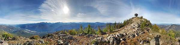 The summit of Goat Peak in the Okanogan–Wenatchee National Forest