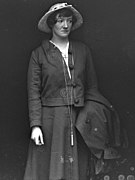 Grace Gifford at Kilmainham Jail, 2 May 1916 (cropped).jpg