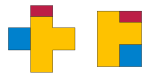 Greek cross to rectangle dissection