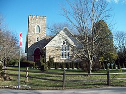 Green Spring Valley Historic District Kilisesi Aralık 09. JPG