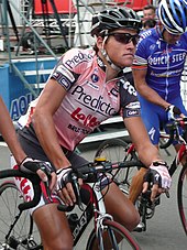 Van Avermaet (pictured in 2007) raced four years for the Predictor-Lotto team. Greg Van Avermaet WetterenDerny2007-02.JPG