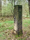 Saxon-Prussian boundary stone: Pilar No. 203 (individual monument for ID No. 09305644)