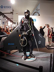 Front view of the Gryphon flight suit