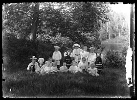 Famille d'Hugo Simberg à Essaari en 1897.