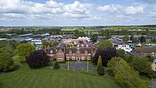 The university's main campus, seen from above. Harper-Adams-University.jpg