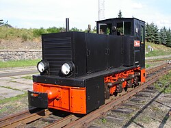 Motorová lokomotiva T 36.002 ve frýdlantském muzeu