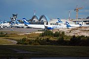 Helsinki-Vantaa airport Finnair planes