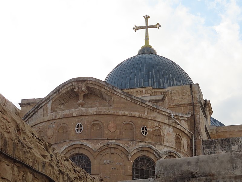 File:Holy Land 2018 (2) P228 Jerusalem Holy Sepulchre Dome.jpg