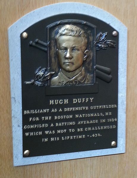 Duffy's plaque at the Baseball Hall of Fame