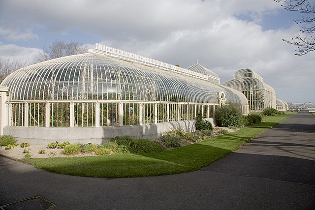 The Curvilinear Range of glasshouses at the Irish National Botanic Gardens