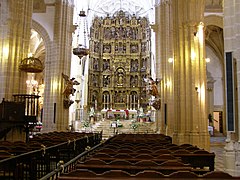 Pala d'altare maggiore di Santa María Coronada (Medina Sidonia), di Roque Balduque.[152]