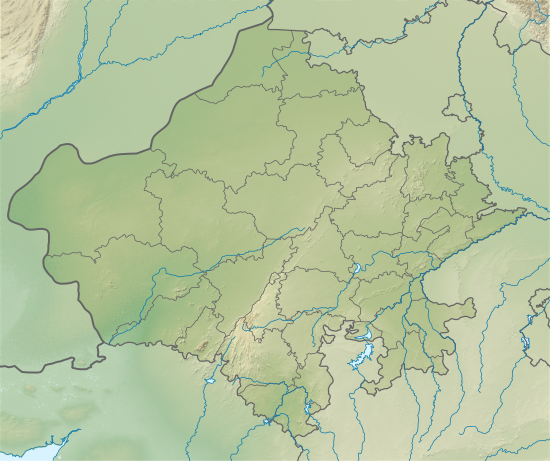 Віджайпур – Кота – Чітторгарх. Карта розташування: Раджастхан