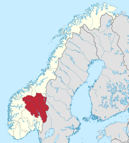 Fylkets läge i Norge