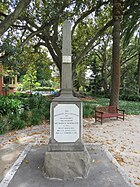 International Order of Good Templars War Memorial, Supreme Court Gardens, January 2021 02.jpg