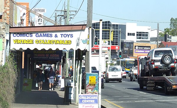 Ipswich Road near the junction of Annerley Road in Annerley, Queensland, 2009