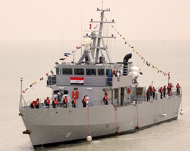 Fateh, a Diciotti-class offshore patrol vessel in service with the Iraqi Navy