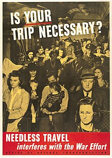 World War II poster from the United States Is your trip necessary%3F Needless travel interferes with the war effort - DPLA - 009259e5145422c6e6cf08e6d4e71df7.jpg