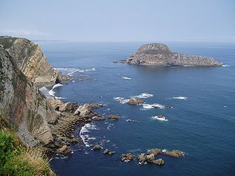 Île de la Deva en Asturies. (définition réelle 900 × 675*)