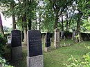 Jewish cemetery with enclosure
