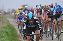 Flecha at the 2012 Paris-Roubaix JAF paris roubaix.jpg