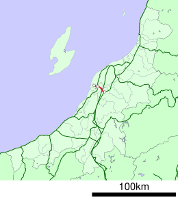 JR Yahiko Line linemap.svg