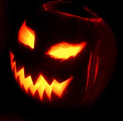 Jack-o'-lantern, personnage emblématique d'Halloween.