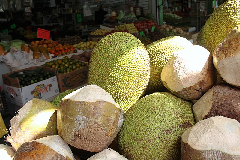 File:Jackfruit in a Tijuana market 5475.jpg