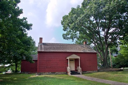 Jacob Purdy House, George Washington's headquarters for a time during the American War of Independence, is now part of the Battle of White Plains Historic Site