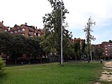 Grup d'habitatges de les cotxeres de Sarrià, al passeig de Manuel Girona.