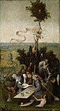 Allegorien «Narrenes skip» malt av Hieronymus Bosch ca. 1495.