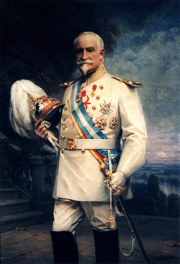 Juan Mariano de Goyeneche y Gamio, 3rd Count of Guaqui and Grandee of Spain, wearing the Grand Cross and sash of the Order of St. Gregory the Great.