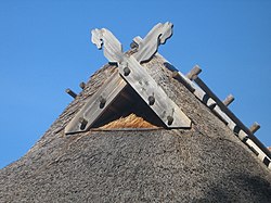 Roof decoration symbolizing Jumis Jumis.JPG