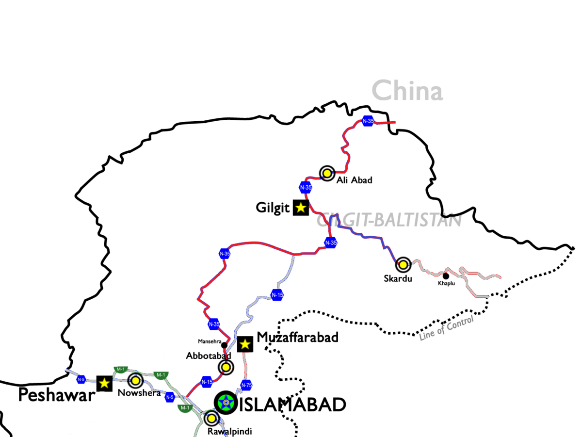 Reconstruction of the Karakoram Highway